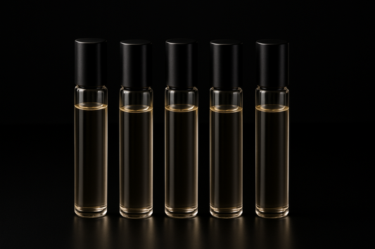Elegant Cylindrical Perfume Tester Bottles