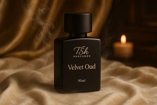 Velvet Oud by TSH Perfumes Luxury Product Photo